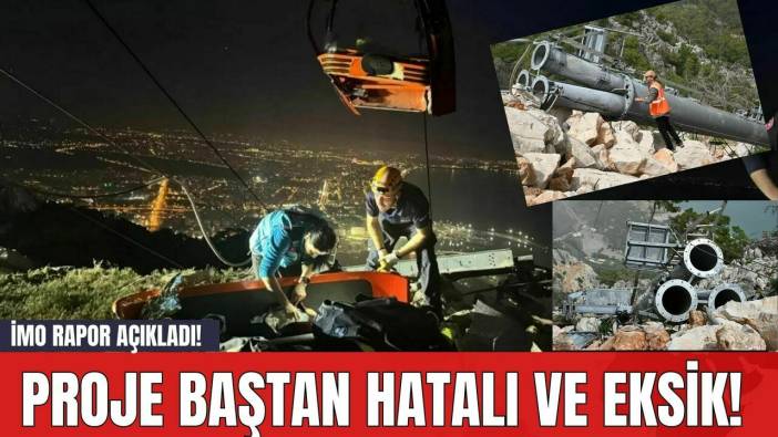 Proje baştan hatalı ve eksik!