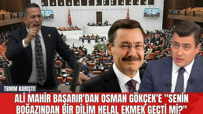 TBMM Karıştı! Ali Mahir Başarır'dan Osman Gökçek'e 