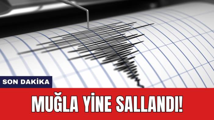 Son dakika: Muğla yine sallandı!
