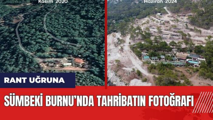 Sümbeki Burnu’nda tahribatın fotoğrafı!