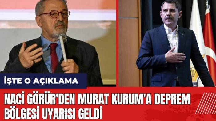 Naci Görür'den Murat Kurum'a deprem bölgesi uyarısı geldi: Felaketi gelecek nesillerimize ihraç ederiz