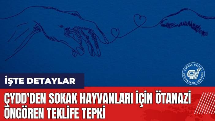 ÇYDD'den sokak hayvanları için ötanazi öngören teklife tepki