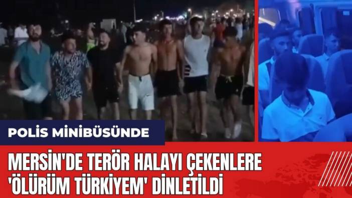 Mersin'de ter*r halayı çekenlere 'Ölürüm Türkiyem' dinletildi