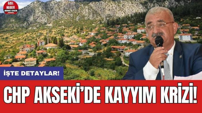 CHP Akseki'de kayyım tepkisi!