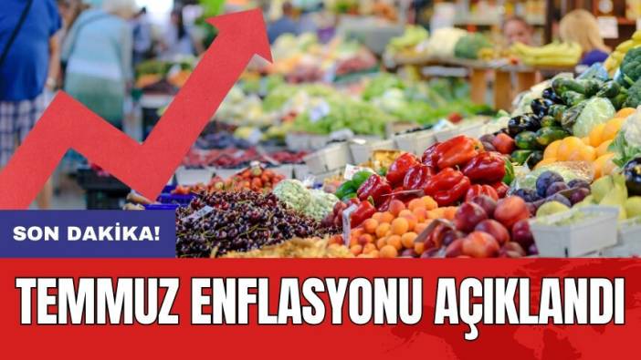 Son dakika! Temmuz enflasyonu açıklandı