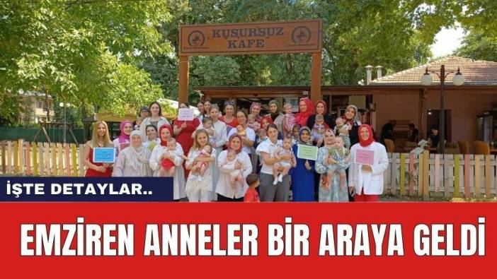 Emziren Anneler Bir Araya Geldi