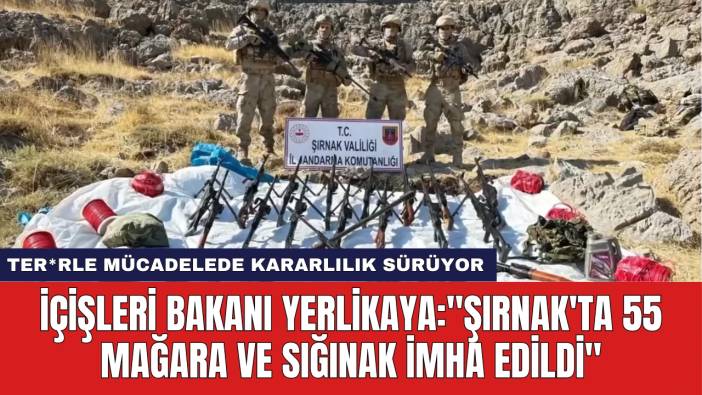 İçişleri Bakanı Yerlikaya: 