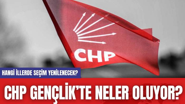 CHP Gençlik’te neler oluyor? Hangi illerde seçim iptal oldu?