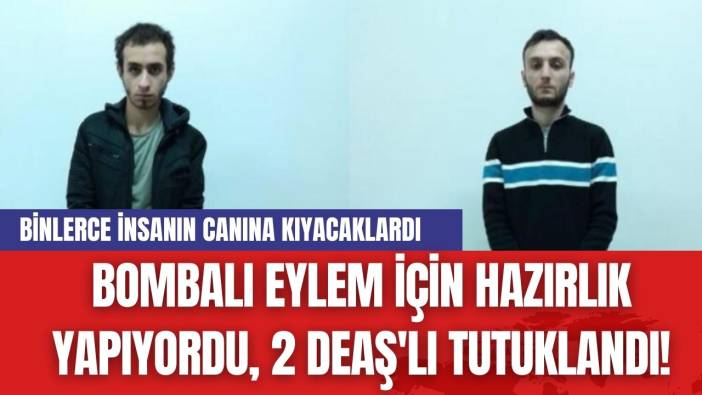 Bombalı Eylem İçin Hazırlık Yapıyordu, 2 DEAŞ'lı Tutuklandı!