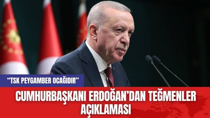 Cumhurbaşkanı Erdoğan’dan Teğmenler Açıklaması