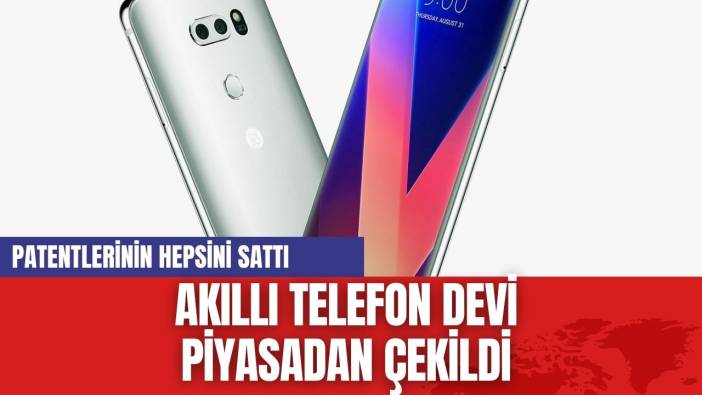 Akıllı telefon devi piyasadan çekildi