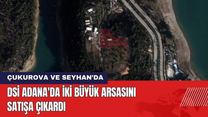 DSİ Adana'da İki Büyük Arsasını Satışa Çıkardı