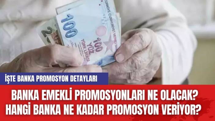 Banka emekli promosyonları ne olacak? Hangi Banka Ne Kadar Promosyon Veriyor?