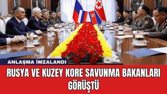 Rusya ve Kuzey Kore Savunma Bakanları Görüştü