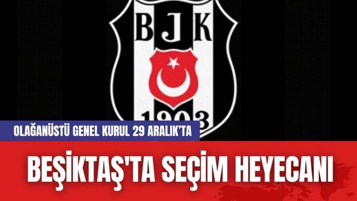 Beşiktaş'ta Seçim Heyecanı: Olağanüstü Genel Kurul 29 Aralık’ta