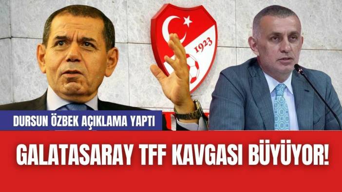 Galatasaray TFF Kavgası Büyüyor!