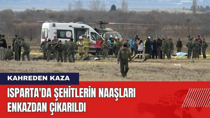 Isparta'da Şehitlerin Naaşları Enkazdan Çıkarıldı
