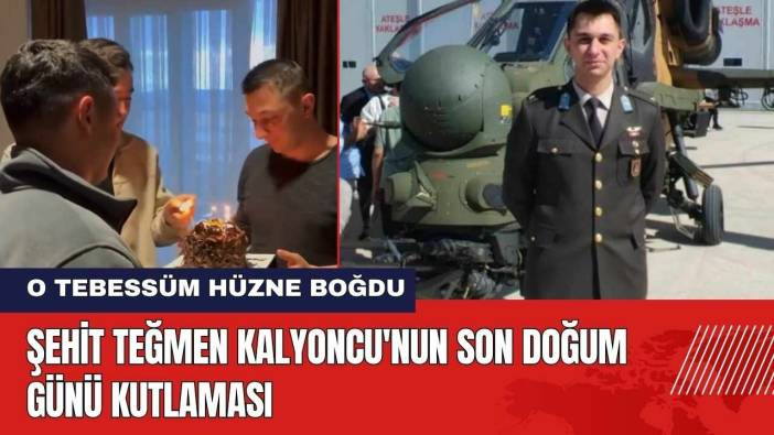 Şehit Teğmen'in Son Doğum Günü Kutlaması!