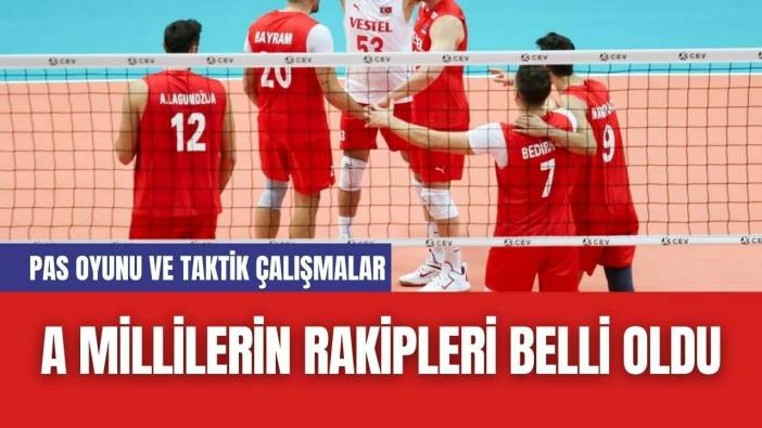 A Millilerin Rakipleri Belli Oldu