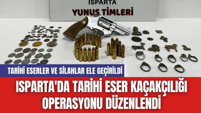 Isparta'da Tarihi Eser Kaçakçılığı Operasyonu Düzenlendi