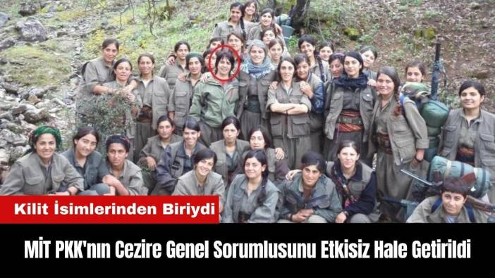 MİT PKK'nın Cezire Genel Sorumlusunu Etkisiz Hale Getirildi
