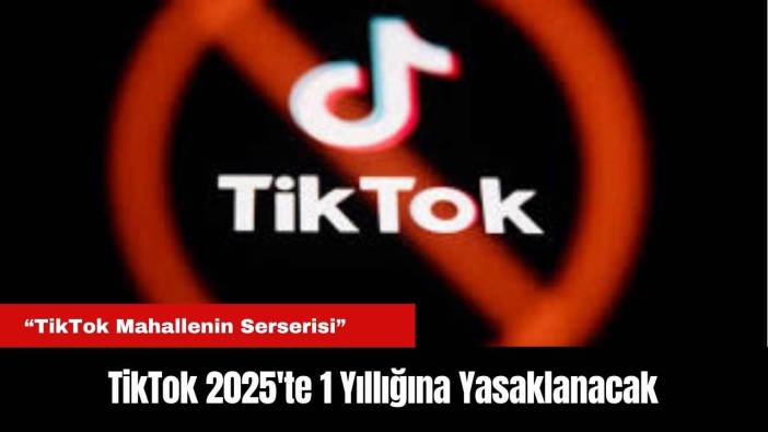 TikTok 2025'te 1 Yıllığına Yasaklanacak