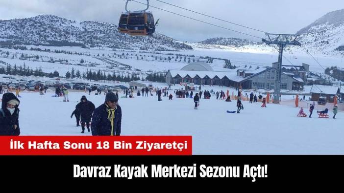 Davraz Kayak Merkezi Açıldı! İlk Hafta Sonu 18 Bin Kişi Geldi
