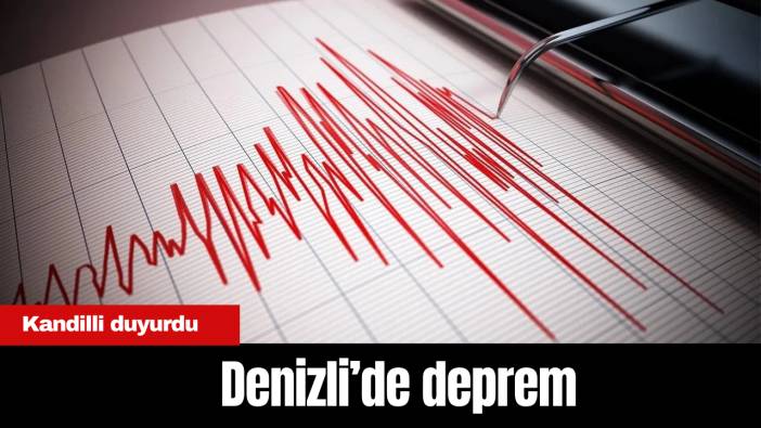 Denizli'de 3.2 Büyüklüğünde Deprem
