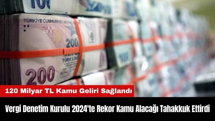 Vergi Denetim Kurulu 2024'te Rekor Kamu Alacağı Tahakkuk Ettirdi
