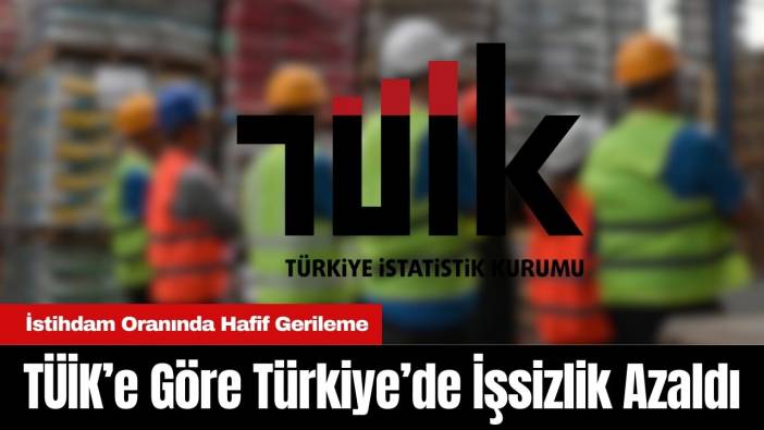 TÜİK’e Göre Türkiye’de İşsizlik Azaldı