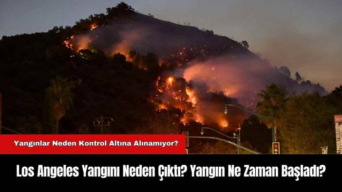 Los Angeles Yangını Neden Çıktı? Yangın Ne Zaman Başladı?