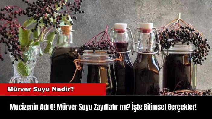 Mucizenin Adı O! Mürver Suyu Zayıflatır mı? İşte Bilimsel Gerçekler!