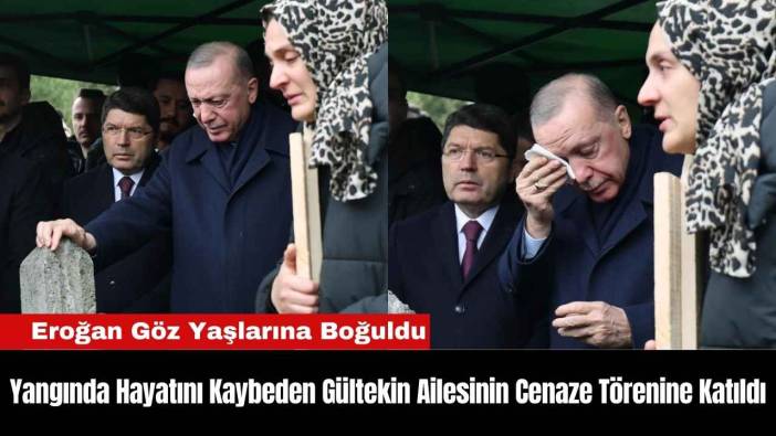 Erdoğan Yangında Hayatını Kaybeden Gültekin Ailesinin Cenaze Törenine Katıldı