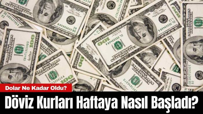 Döviz Kurları Haftaya Nasıl Başladı? Dolar Ne Kadar?