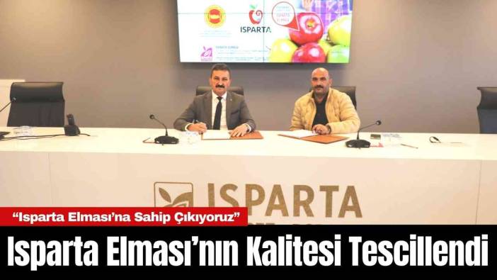 Isparta Elması’nın Kalitesi Tescillendi