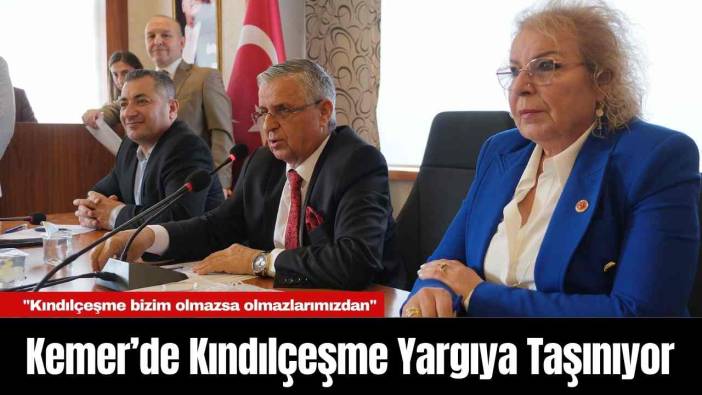 Kemer’de Kındılçeşme Yargıya Taşınıyor