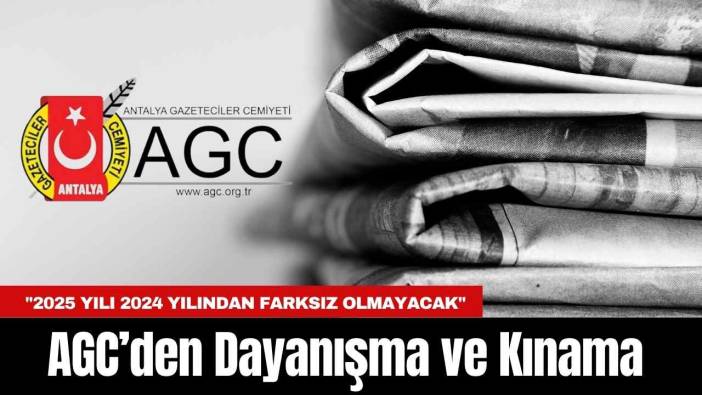 AGC’den dayanışma ve kınama