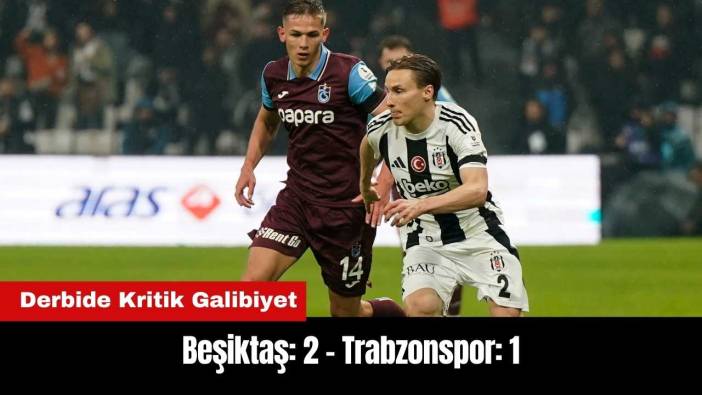 Beşiktaş-Trabzonspor Maçı Anlık Anlatım