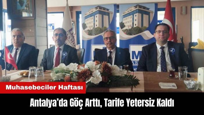 Antalya'da Göç Arttı Tarife Yetersiz Kaldı