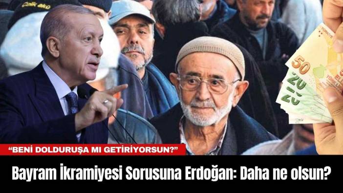 Bayram İkramiyesi Sorusuna Erdoğan: Daha ne olsun?