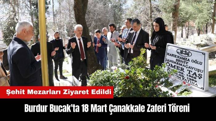 Burdur Bucak'ta 18 Mart Çanakkale Zaferi Töreni