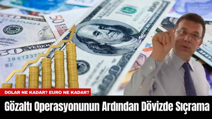 Gözaltı Operasyonunun Ardından Dövizde Sıçrama