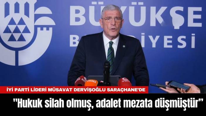 İYİ Parti Lideri Müsavat Dervişoğlu 