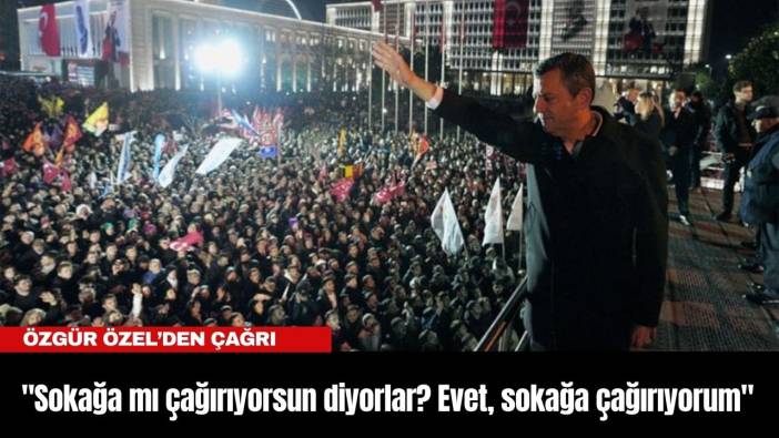 Saraçhane'de Büyük Buluşma: Özgür Özel 