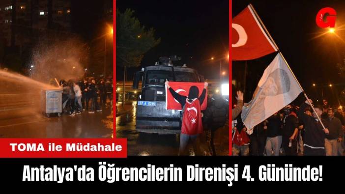 Antalya'da Öğrencilerin Direnişi 4. Gününde!
