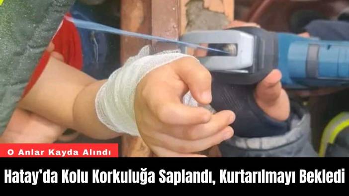 Hatay'da Kolu Korkuluğa Saplandı, Kurtarılmayı Bekledi