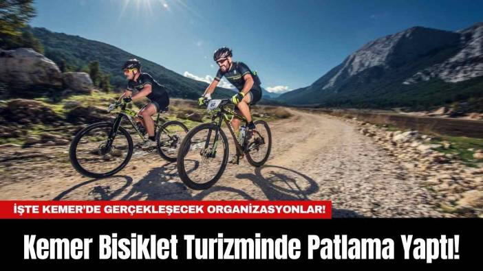 Kemer Bisiklet Turizminde Patlama Yaptı!
