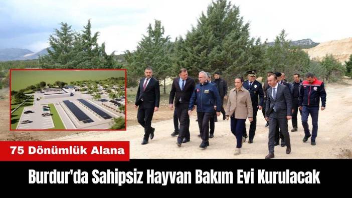 Burdur'da 75 Dönümlük Alana Sahipsiz Hayvan Bakım Evi Kurulacak
