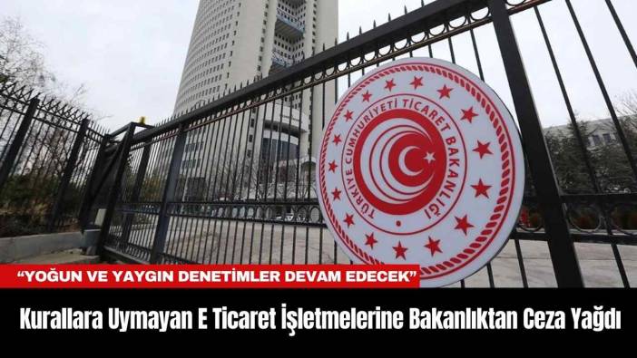 Kurallara Uymayan E Ticaret İşletmelerine Bakanlıktan Ceza Yağdı