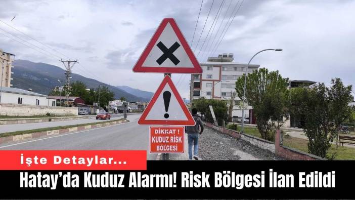 Hatay’da Kuduz Alarmı! Risk Bölgesi İlan Edildi